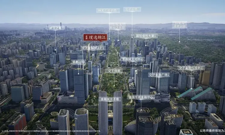 金茂璞逸锦江交通图