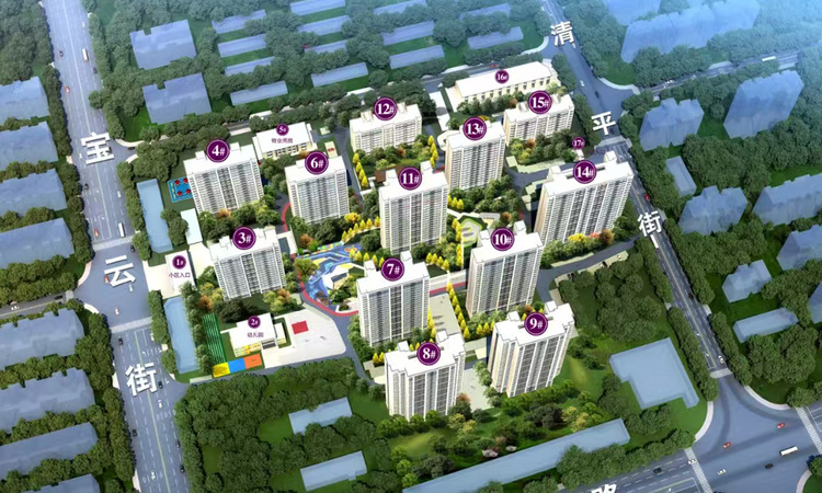 丽景名都锦园效果图