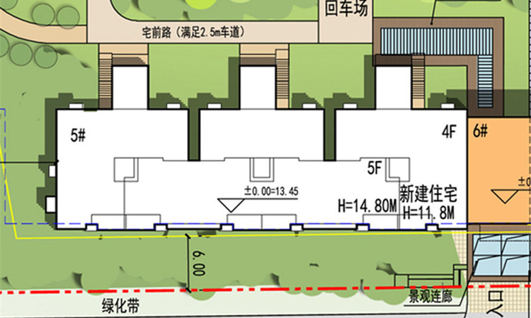 青实·清荷茗郡楼层平面图