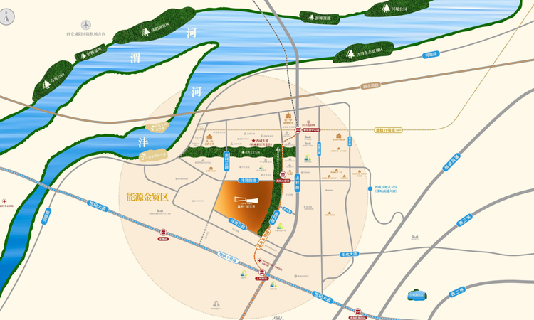 鑫苑·知光集周边配套图