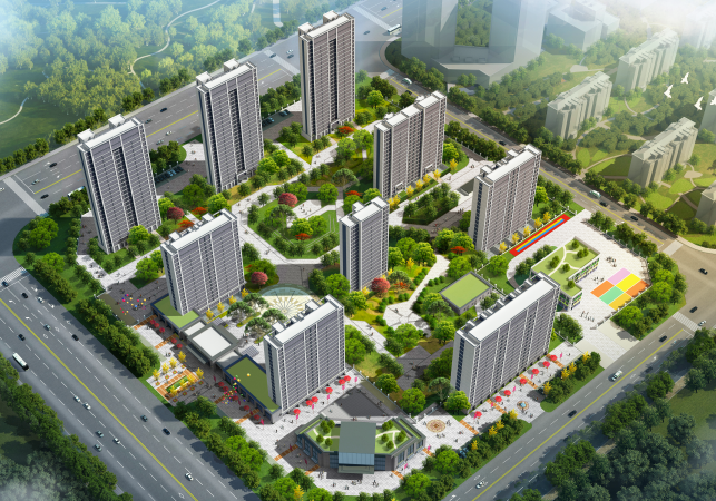 锦绣华城效果图