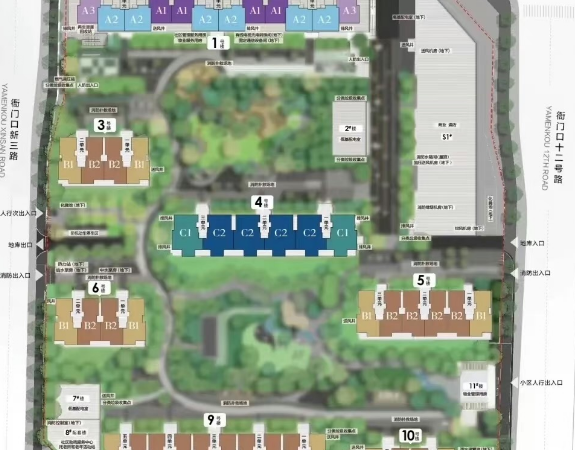 中海学府里楼层平面图