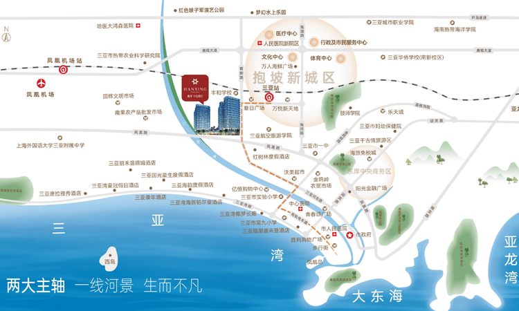 瀚星中心假日交通图