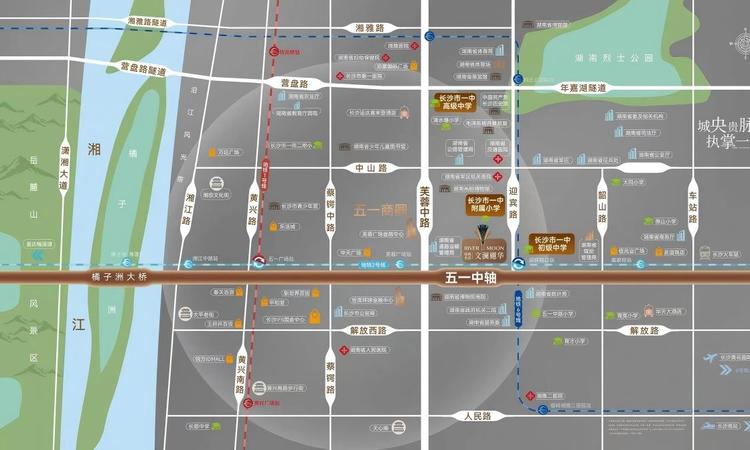 绿城金泓文澜樾华交通图