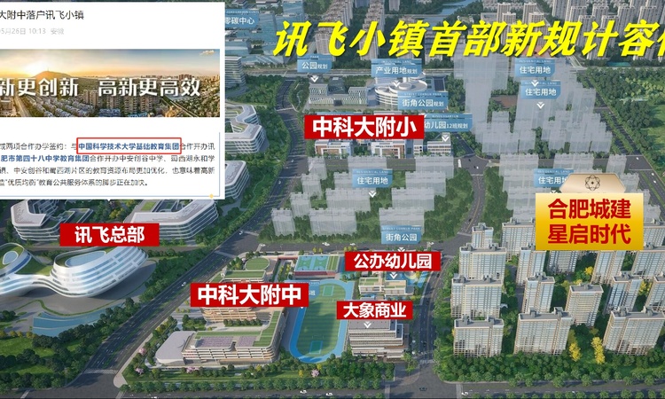 合肥城建星启时代周边配套图