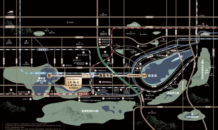 梦想凤栖台交通图