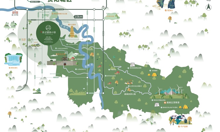 中铁·溪山国际旅游度假区交通图