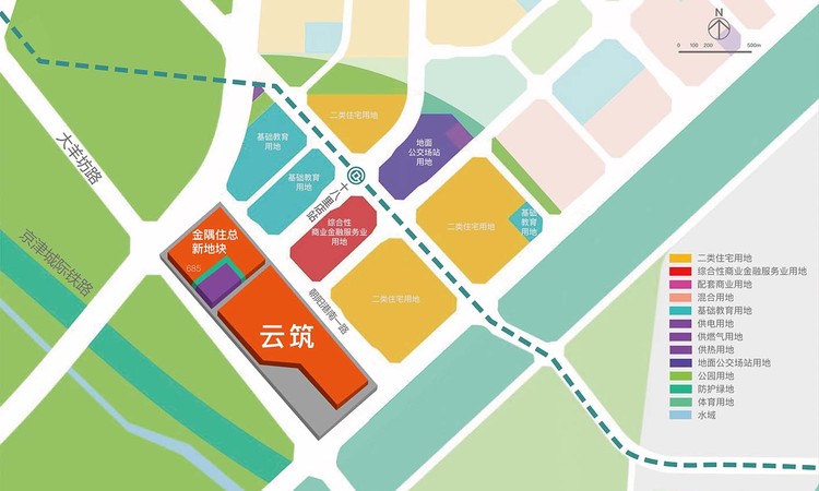 云筑二期交通图