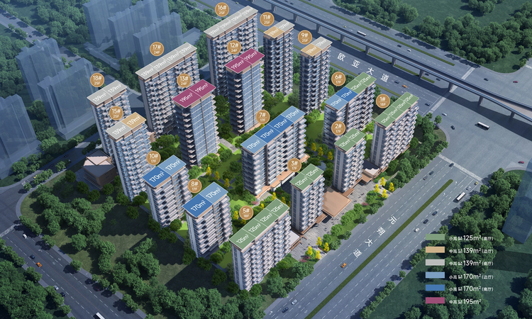 绿城·润百合效果图