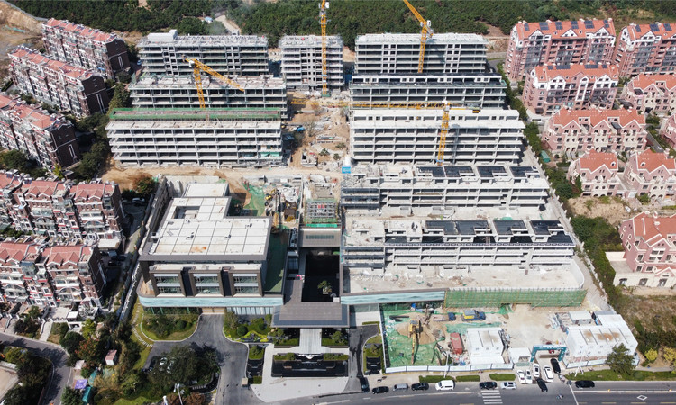 绿城·西海云庐施工进度图