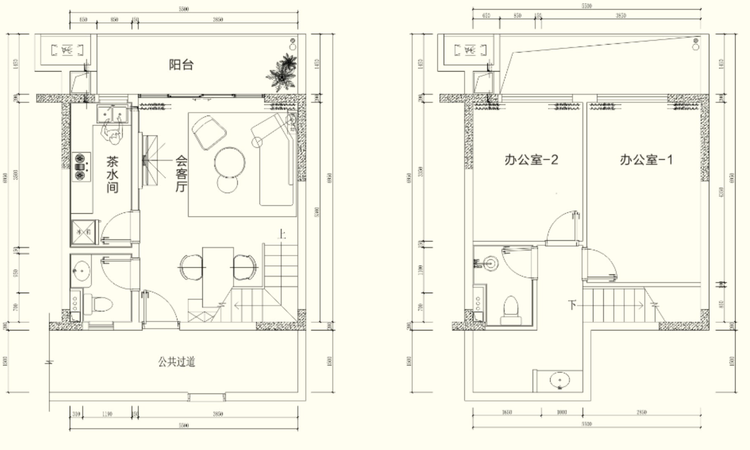 智园SOHO楼层平面图