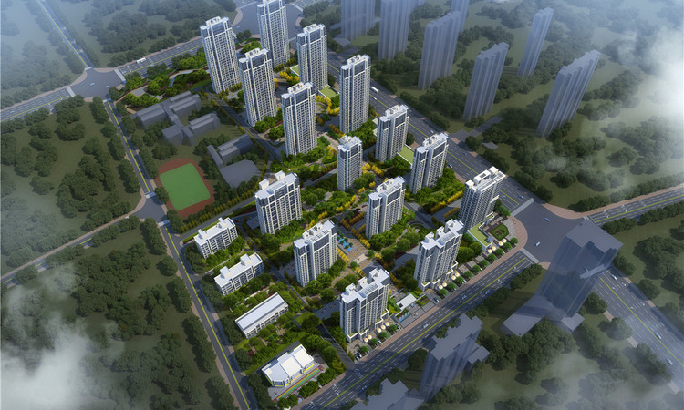 天洲十里长安效果图