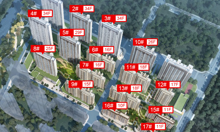 武汉卓越城效果图