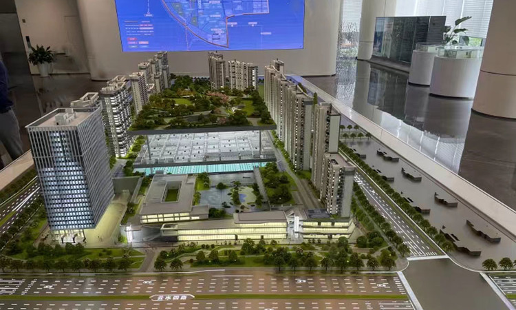 中建轨交山海境实景图