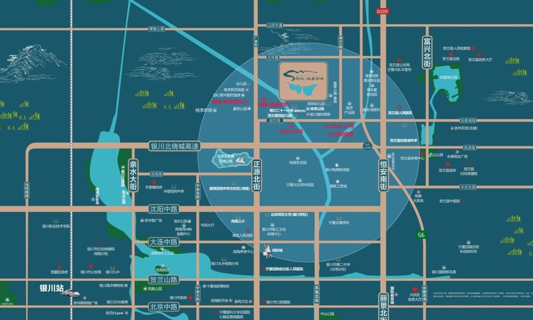 绿城·桃李湖樾交通图
