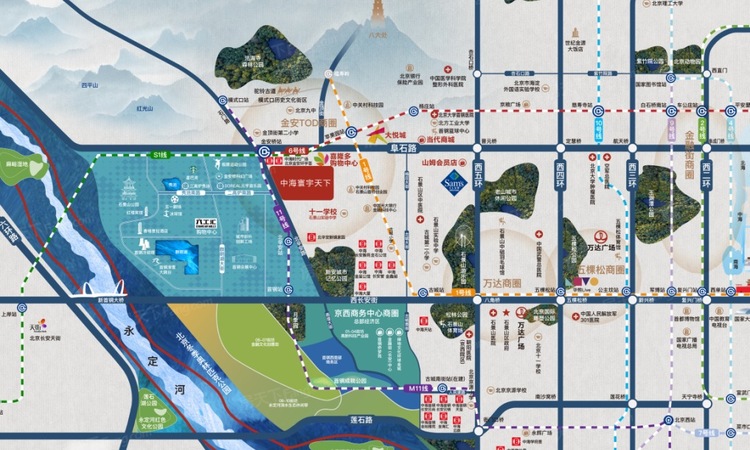 中海寰宇天下|天镜交通图