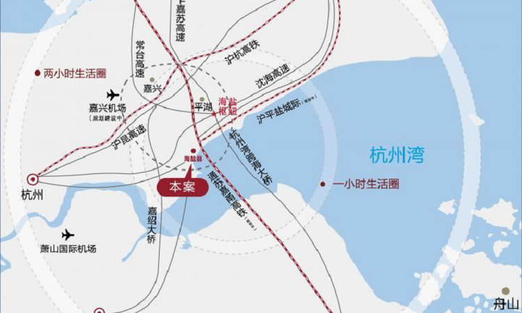 滨海蓝湾交通图