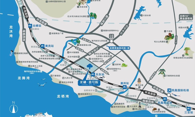龙栖壹号院交通图