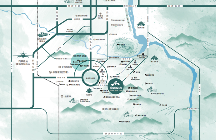 悠然南山交通图