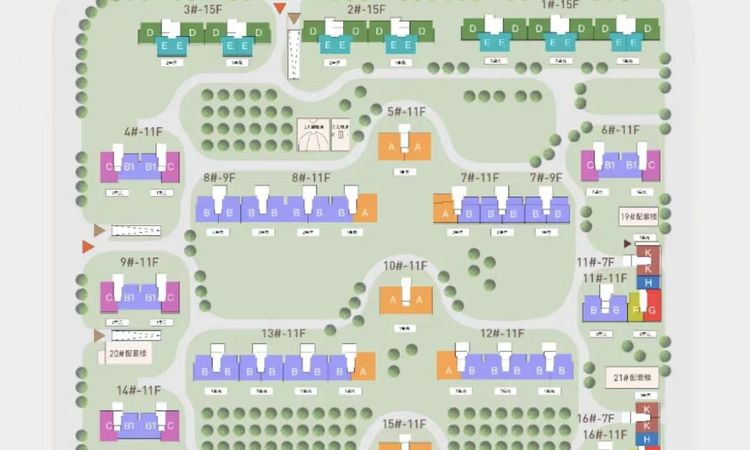 梧桐山语楼层平面图