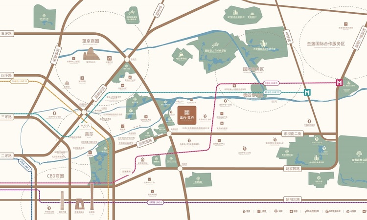 富兴首府交通图