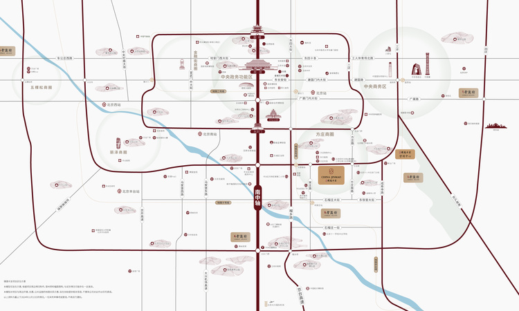 金茂璞逸丰宜交通图