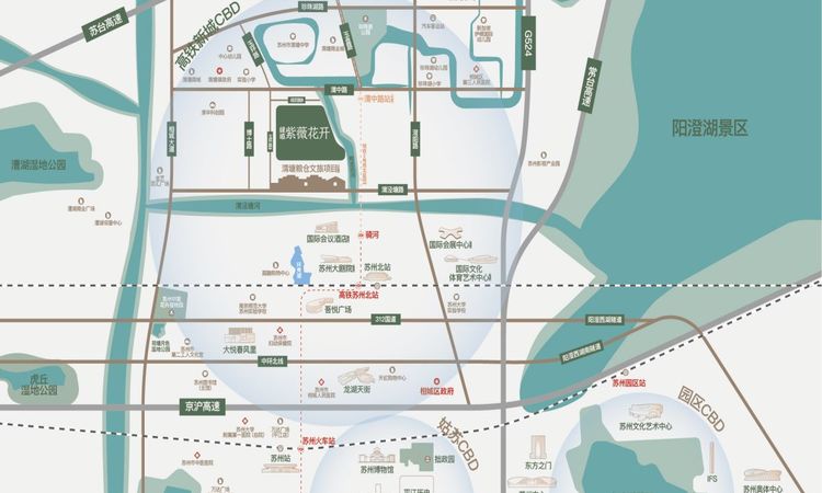 绿城紫薇花开周边配套图