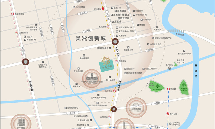 宝莲玖邑交通图