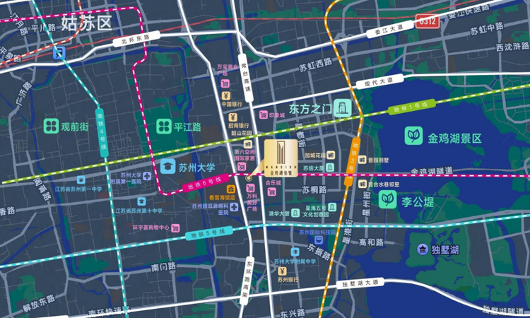 金鸡湖拾号效果图