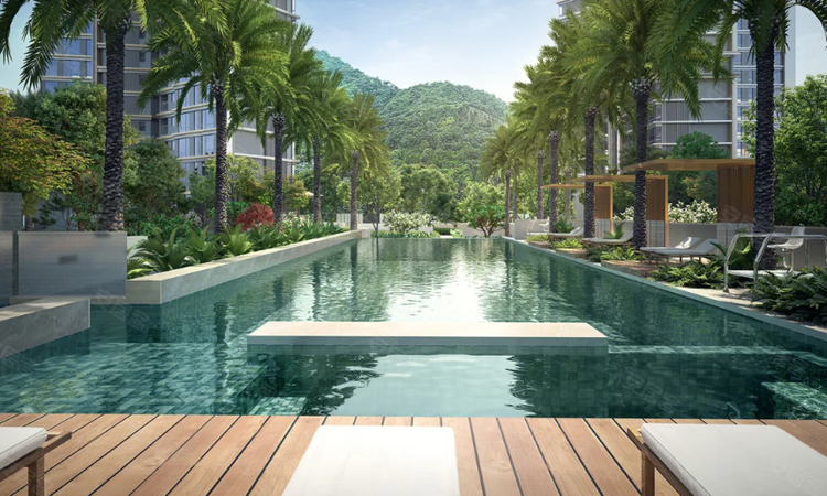 华发四季云山实景图