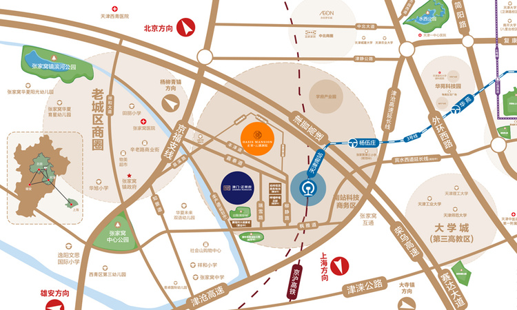 正荣云溪润宸交通图