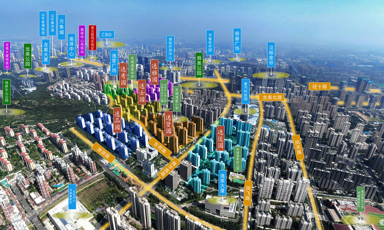 城投东城逸家交通图