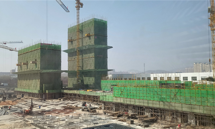 森霆春晓施工进度图