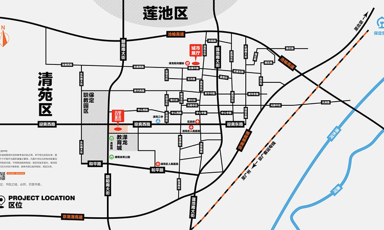 泽龙·百里书香交通图