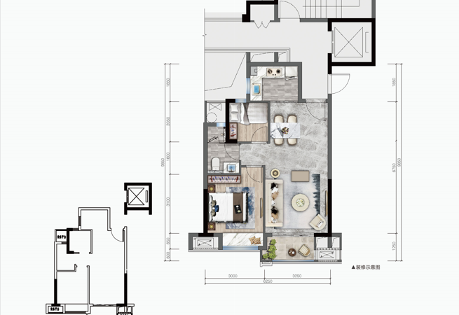 大诚锦宸府楼层平面图