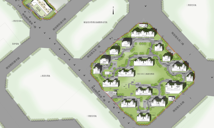 中海·朝阳ONE楼层平面图