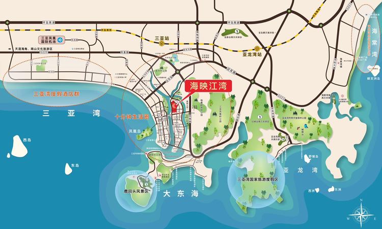海映江湾周边配套图