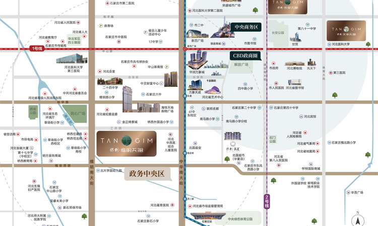 保利·维明天珺交通图