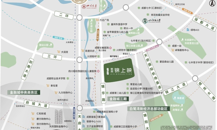 鹭湾锦上映交通图