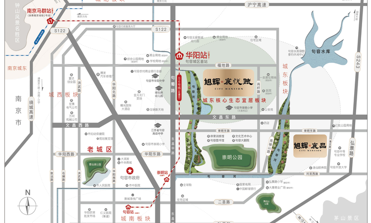 旭辉宸悦赋交通图