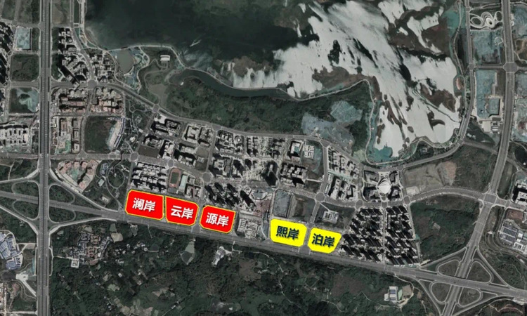 天府公园观澜交通图