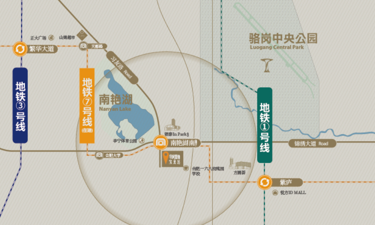 华润置地嘉宸交通图