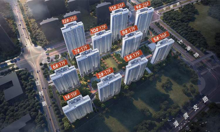 皖投云启华章花园楼层平面图