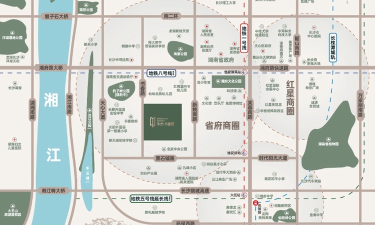 华杰书香苑交通图