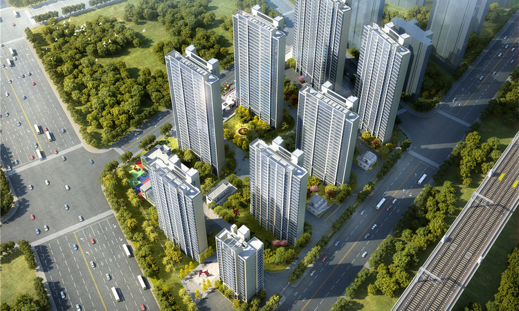 中国铁建·花语天著效果图