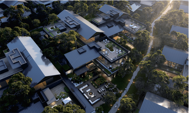 九曲松间效果图