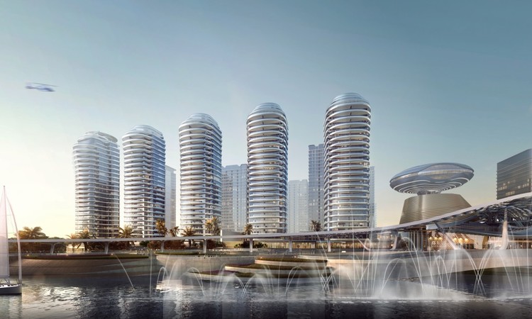 港珠澳口岸城效果图