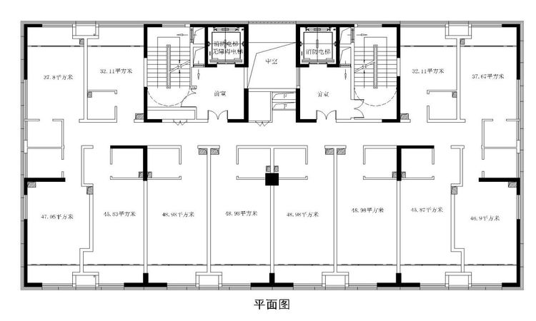 金港锐名公馆楼层平面图