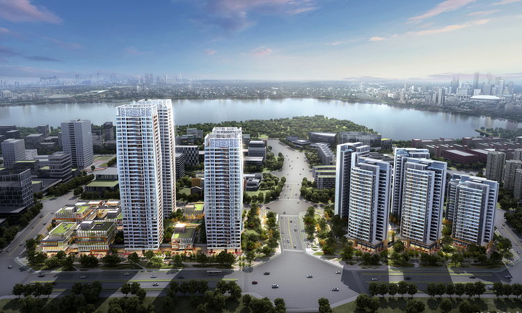 天府公园观澜效果图