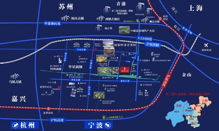 锦博学府交通图